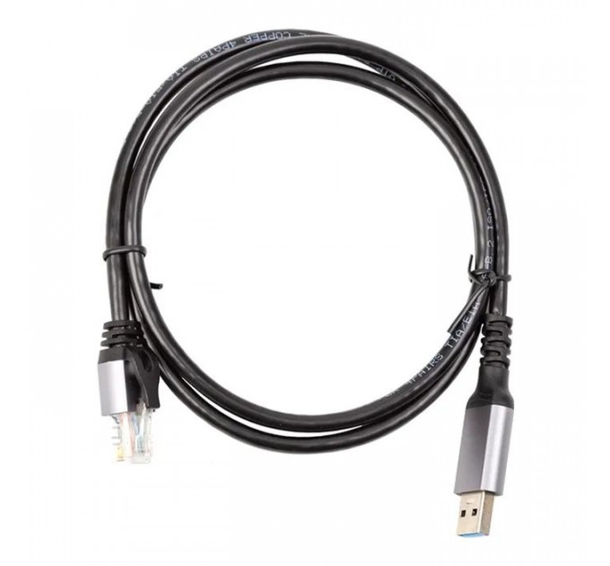 Дата кабель USB AM to RJ45 Ethernet 1.0m CAT6 UTP PowerPlant (CA914975)