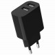 Зарядное устройство для Gembird 2xUSB 12W black (TA-UC-2A12-01-BK)