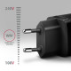 Зарядний пристрій AXAGON 1xUSB QC3.0 + 1xUSB-C PD20W black (ACU-PQ20)