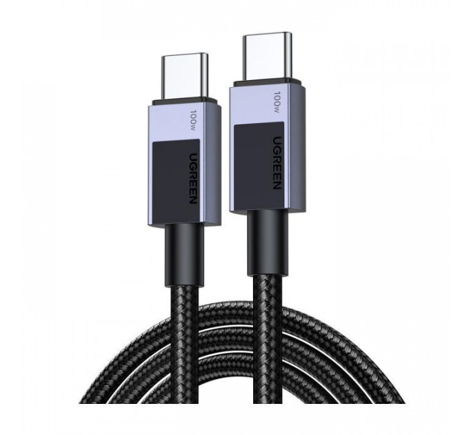 Дата кабель USB-C to USB-C 3.0m 100W L512 gray Ugreen (45065)