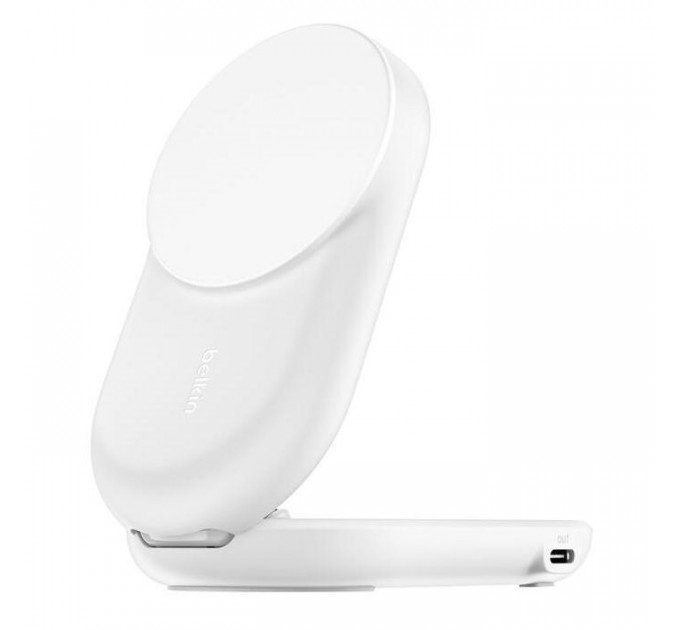 Зарядний пристрій Belkin UltraCharge Wireless 2-in-1 25W white (WIZ039KQWH) Зарядний пристрій Belkin UltraCharge Wireless 2-in-1 25W white (WIZ039KQWH)