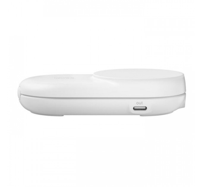 Зарядний пристрій Belkin UltraCharge Wireless 2-in-1 25W white (WIZ039KQWH)