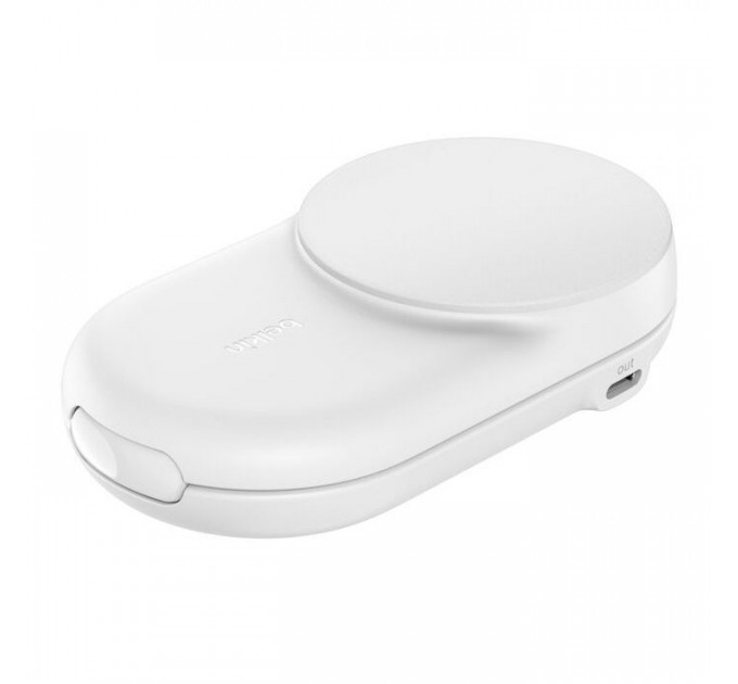 Зарядний пристрій Belkin UltraCharge Wireless 2-in-1 25W white (WIZ039KQWH)