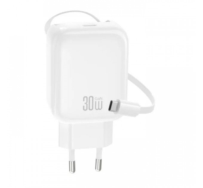 Зарядное устройство XO 1xUSB-C PD30W GaN + cable USB-C to USB-C (XO-QC17) Зарядное устройство XO 1xUSB-C PD30W GaN + cable USB-C to USB-C (XO-QC17)