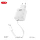 Зарядное устройство XO 1xUSB-C PD30W GaN + cable USB-C to USB-C (XO-QC17)