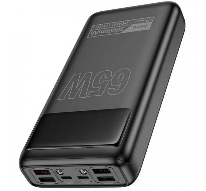 Батарея універсальна HOCO 30000mAh Apollo PD\/65W QC\/3.0 Black (DB81 \/ 714720)