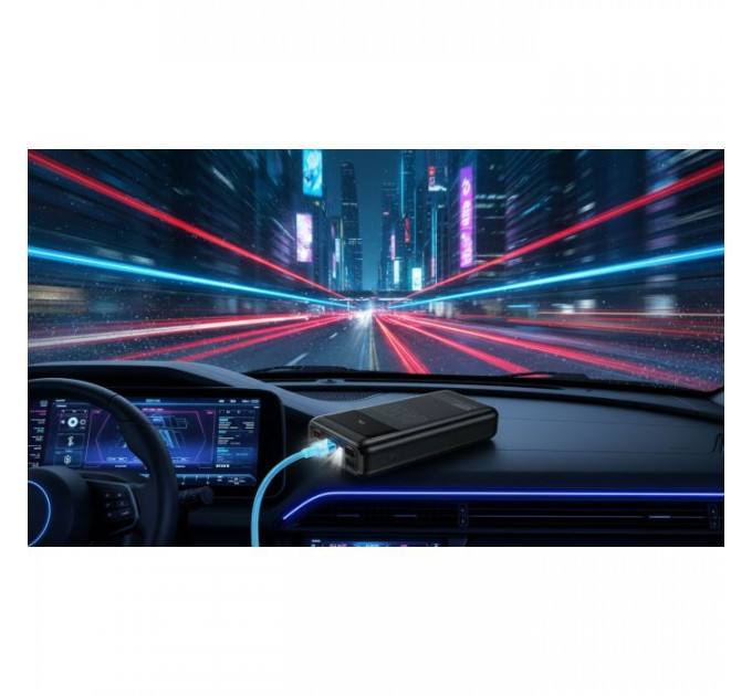 Батарея універсальна HOCO 30000mAh Apollo PD\/65W QC\/3.0 Black (DB81 \/ 714720)