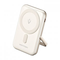 Батарея універсальна VENTION Magnetic Wireless 10000mAh 20W PD USB-C In\/Out, QI-15W White (FHNW0)
