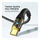 Дата кабель USB 2.0 AM to USB-C 1.0m 7A black Essager (EXCT-XJ01-P)
