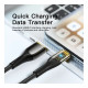 Дата кабель USB 2.0 AM to USB-C 1.0m 7A black Essager (EXCT-XJ01-P)