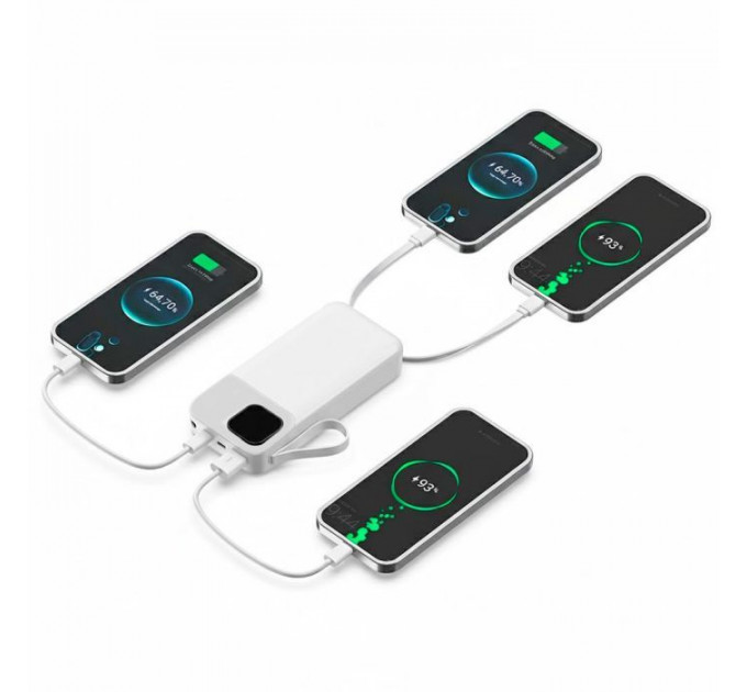 Батарея універсальна TheGeneral 20000mah Voltix, 22.5W Fast Charge PD White (40012819-08)