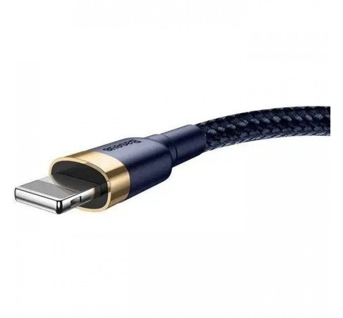 Дата кабель USB 2.0 AM to Lightning 2.0m 1.5A Cafule gold+blue Baseus (CALKLF-CV3)