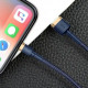 Дата кабель USB 2.0 AM to Lightning 2.0m 1.5A Cafule gold+blue Baseus (CALKLF-CV3)