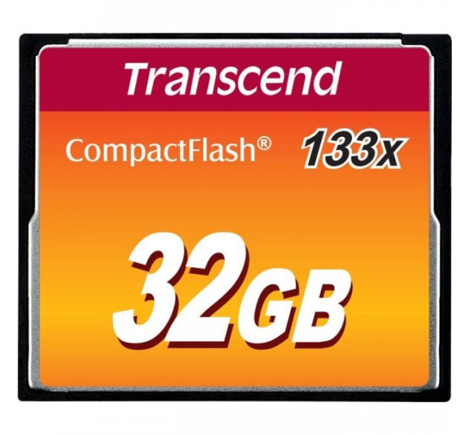 Карта пам/'яті Transcend 32Gb Compact Flash 133x (TS32GCF133) Карта пам/'яті Transcend 32Gb Compact Flash 133x (TS32GCF133)