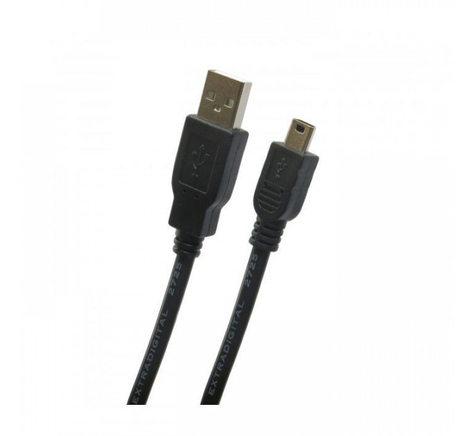 Дата кабель USB 2.0 AM to Mini 5P 1.5m Extradigital (KBU1628)