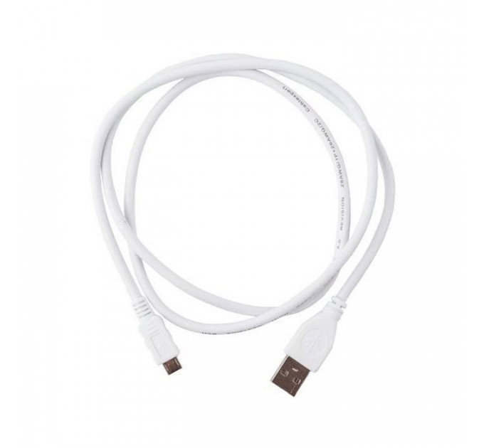 Дата кабель USB 2.0 AM to Micro 5P 0.5m Cablexpert (CCP-mUSB2-AMBM-W-0.5M)