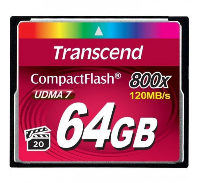 Карта памяти Transcend 64GB 800x (TS64GCF800)