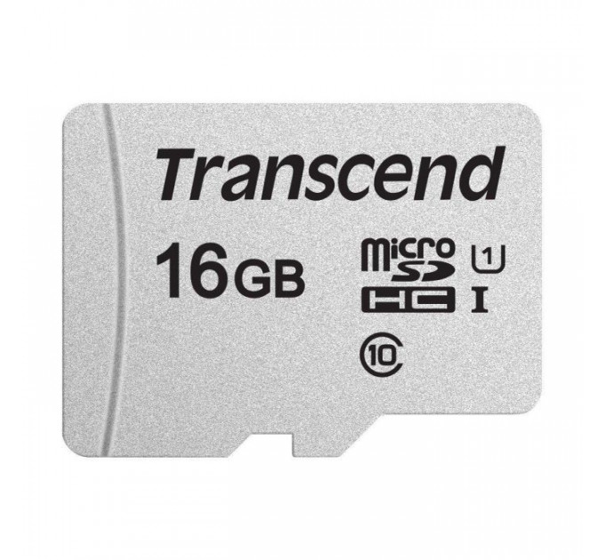 Карта памяти Transcend 16GB microSDHC class 10 UHS-I U1 (TS16GUSD300S)