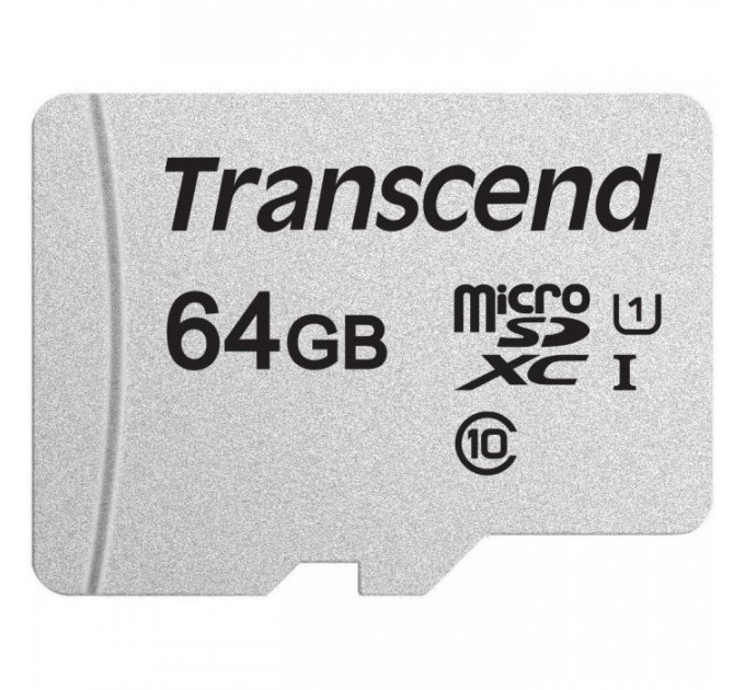 Карта пам/'яті Transcend 64GB microSDXC class 10 UHS-I U1 (TS64GUSD300S)