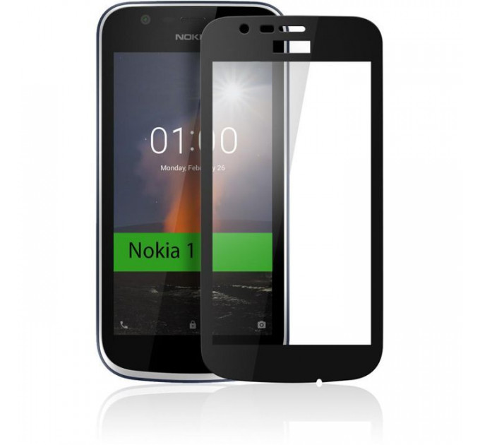 Стекло защитное Vinga для Nokia 1 Black (VTPGS-N1B)