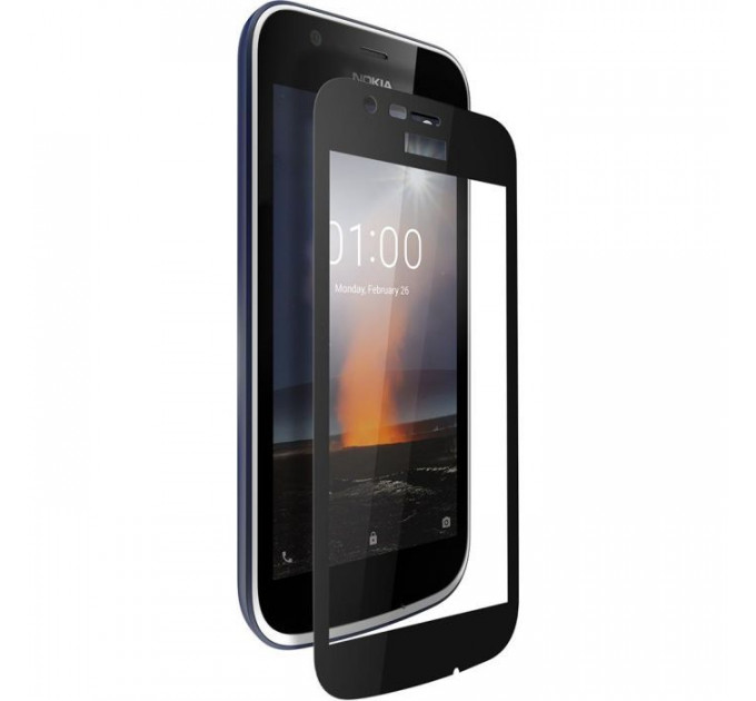 Стекло защитное Vinga для Nokia 1 Black (VTPGS-N1B)