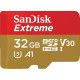 Карта пам/'яті SanDisk 32GB microSD class 10 UHS-I U3 V30 A1 Extreme (SDSQXAF-032G-GN6AT)