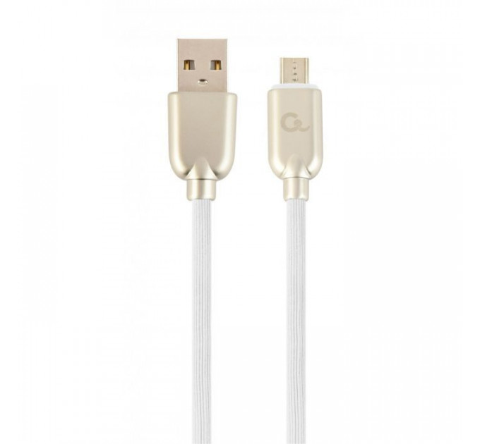 Дата кабель USB 2.0 AM to Micro 5P 1.0m Cablexpert (CC-USB2R-AMmBM-1M-W)