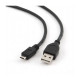 Дата кабель USB 2.0 AM to Micro 5P 0.1m Cablexpert (CCP-mUSB2-AMBM-0.1M)