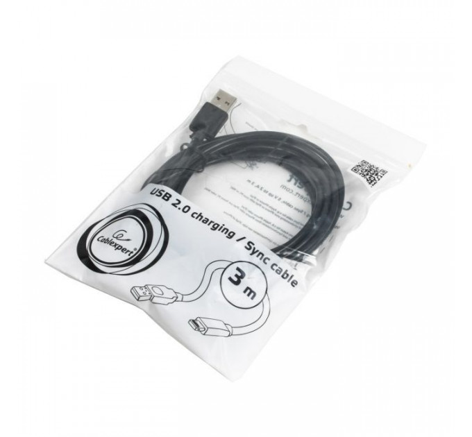 Дата кабель USB 2.0 AM to Lightning 3.0m Cablexpert (CC-USB2-AMLM-10)