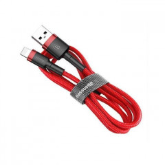 Дата кабель USB 2.0 AM to USB-C 1.0m Cafule 3A red+red Baseus (CATKLF-B09)