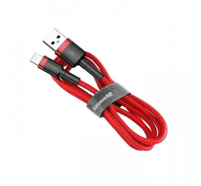 Дата кабель USB 2.0 AM to USB-C 1.0m Cafule 3A red+red Baseus (CATKLF-B09)