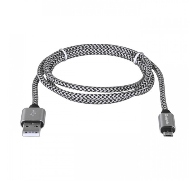 Дата кабель USB 2.0 AM to Micro 5P 1.0m USB08-03T PRO Defender (87815)