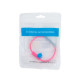 Дата кабель USB 2.0 AM to USB-C 0.18m pink Extradigital (KBU1780)