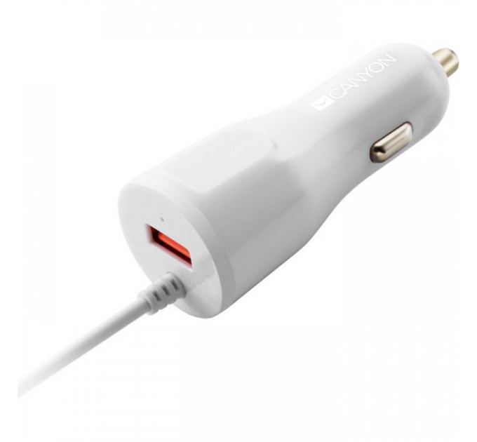 Зарядное устройство для Canyon 1xUSB car adapter (CNE-CCA033W) Зарядное устройство для Canyon 1xUSB car adapter (CNE-CCA033W)