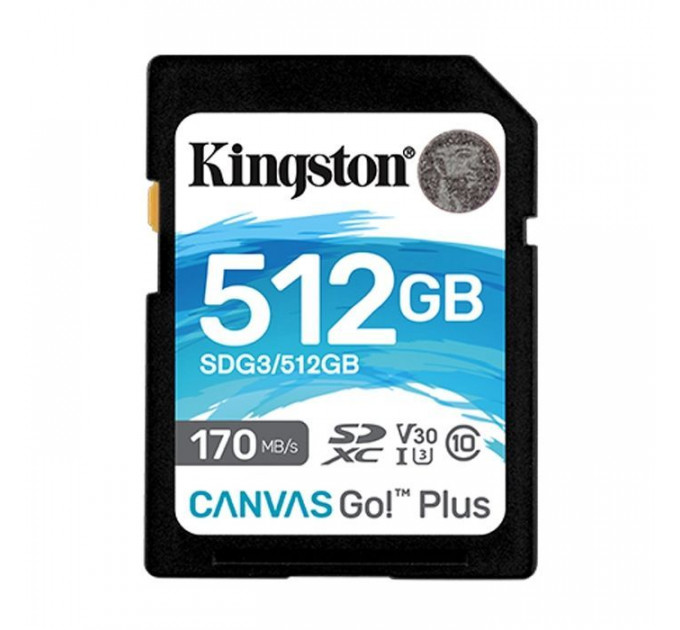 Карта памяти Kingston 512GB SDXC 10 UHS-I U3 Canvas Go Plus (SDG3\/512GB) Карта памяти Kingston 512GB SDXC 10 UHS-I U3 Canvas Go Plus (SDG3\/512GB)