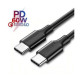 Дата кабель USB-C to USB-C 1.0m US286 3A Black Ugreen (50997)