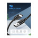 Дата кабеля USB 2.0 AM to USB-C 2.0m US287 Black Ugreen (60118)