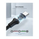Дата кабеля USB 2.0 AM to USB-C 2.0m US287 Black Ugreen (60118)