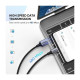 Дата кабель USB 2.0 AM to USB-C 2.0m US288 Aluminum Braid Black Ugreen (60128)