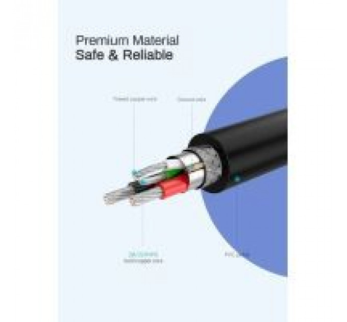 Дата кабель USB 2.0 AM to Micro 5P 2.0m US289 Black Ugreen (60138)