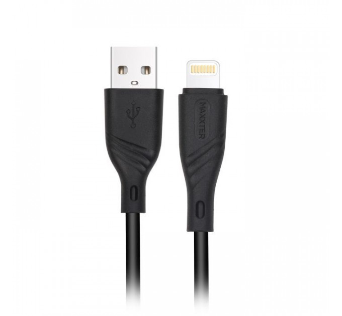 Дата кабель USB 2.0 AM to Lightning 1.0m Maxxter (UB-L-USB-02-1m)