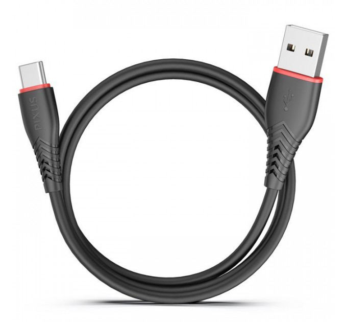 Дата кабель USB 2.0 AM to USB-C 1.0m Start Pixus (4897058531367)