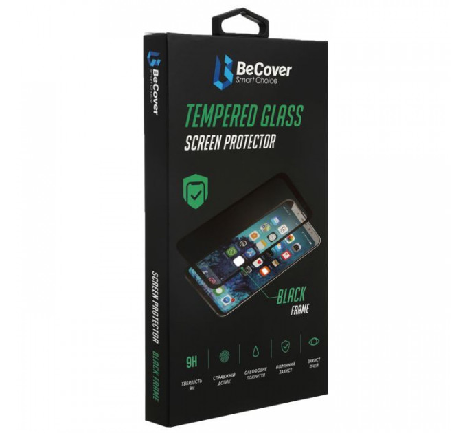Скло захисне BeCover Motorola Moto G9 Power Black (706085) Скло захисне BeCover Motorola Moto G9 Power Black (706085)