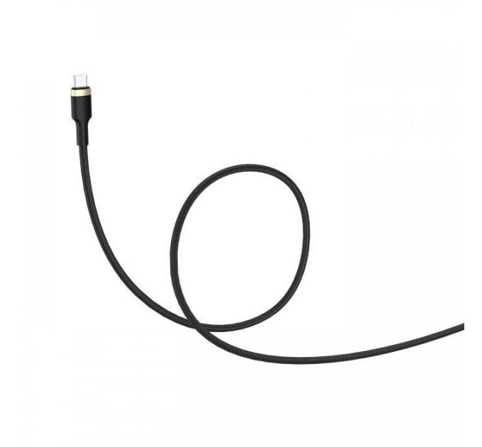 Дата кабель USB 2.0 AM to Micro 5P 1.0m spiral black ColorWay (CW-CBUM051-BK)