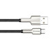 Дата кабель USB 2.0 AM to USB-C 1.0m head metal black ColorWay (CW-CBUC046-BK)