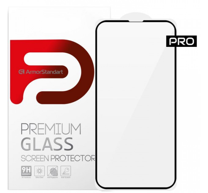 Скло захисне Armorstandart Pro 3D Apple iPhone 13 Pro Max Black (ARM60265)