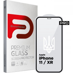 Скло захисне Armorstandart Pro 3D LE Apple iPhone 11 \/ XR Black (ARM65653)