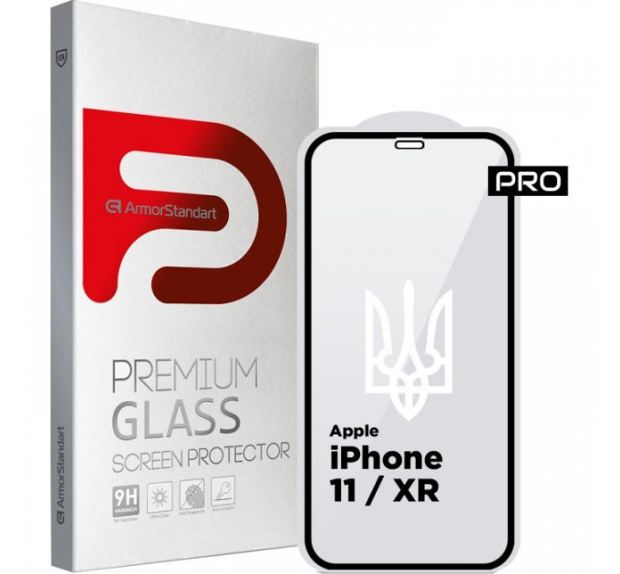 Скло захисне Armorstandart Pro 3D LE Apple iPhone 11 \/ XR Black (ARM65653)