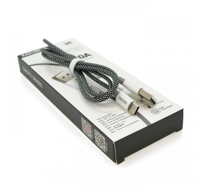 Дата кабель USB 2.0 AM to Lightning 1.0m 2.4A Black iKAKU (KSC-028-B-L) Дата кабель USB 2.0 AM to Lightning 1.0m 2.4A Black iKAKU (KSC-028-B-L)