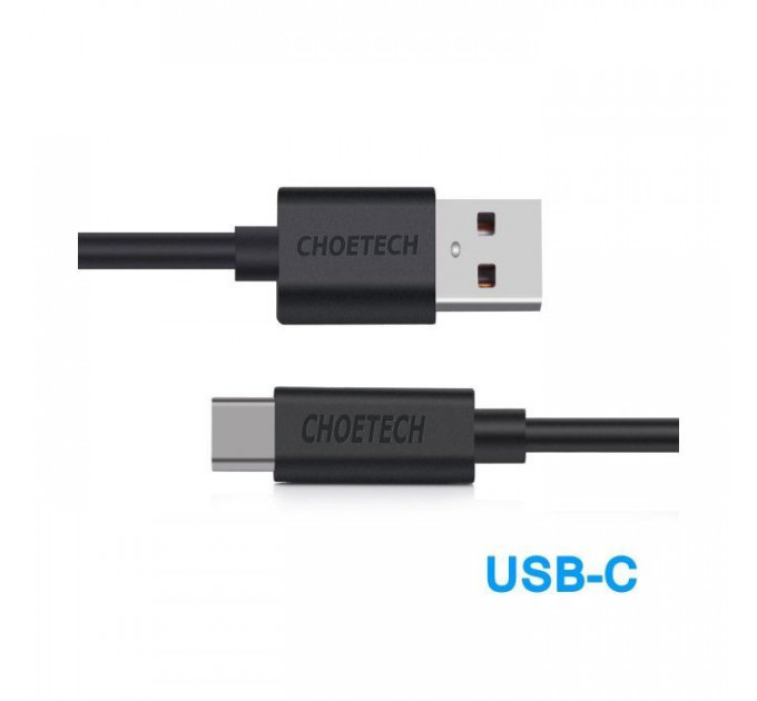 Дата кабеля USB 2.0 AM to USB-C 1.0m Choetech (AC0002)